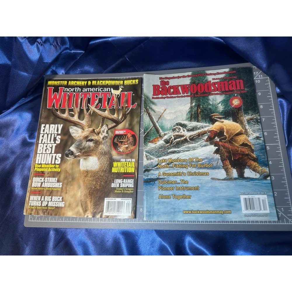 Lot Of 2! North American Whitetail (annual 2020) & Backwoodsman (Nov/Dec 2020)